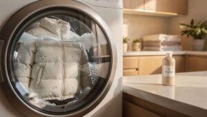 Daunenjacke waschen: Mit 4 Tropfen dieses Mittels bleibt der Pusch locker wie am ersten Tag