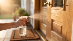 Essig an der Eingangstür versprühen: Was hinter dem Trend steckt und was Experten dazu sagen