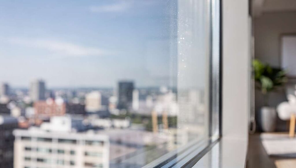 Fenster streifenfrei putzen: Ein Esslöffel Klarspüler – und sie bleiben wochenlang sauber