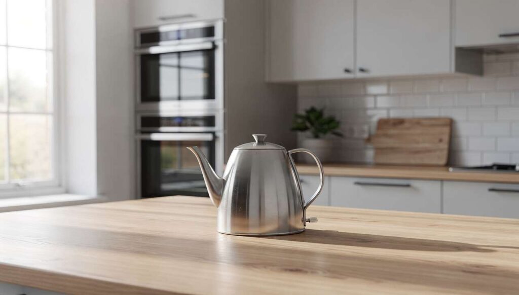 Kalkablagerungen im Wasserkocher: dieses Hausmittel löst sie in zehn Minuten restlos