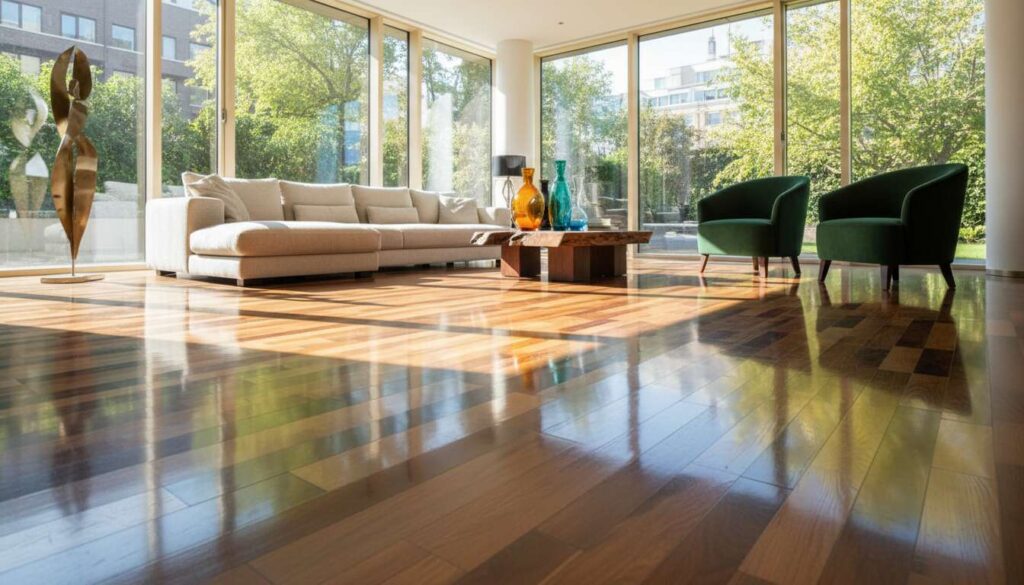 Laminatboden glänzt wie neu: zwei Apothekenmittel mischen und wischen