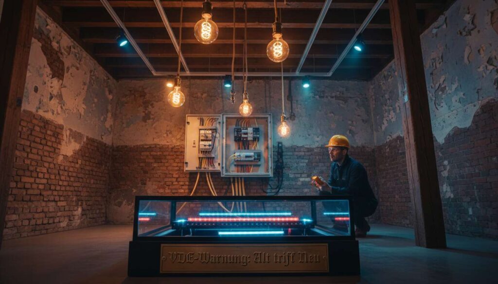 LED-Umrüstung im Altbau: warum der VDE vor dem Mischen alter und neuer Installationen warnt