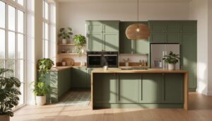 Salbeigrün in der Küche: warum Designer diese Farbe 2026 so häufig empfehlen