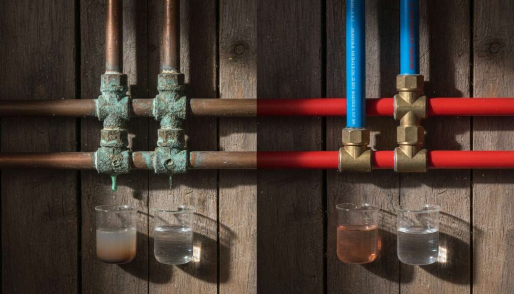 Kupferrohre oder PEX? Neuer Vergleich zeigt die Haltbarkeit nach zwanzig Jahren