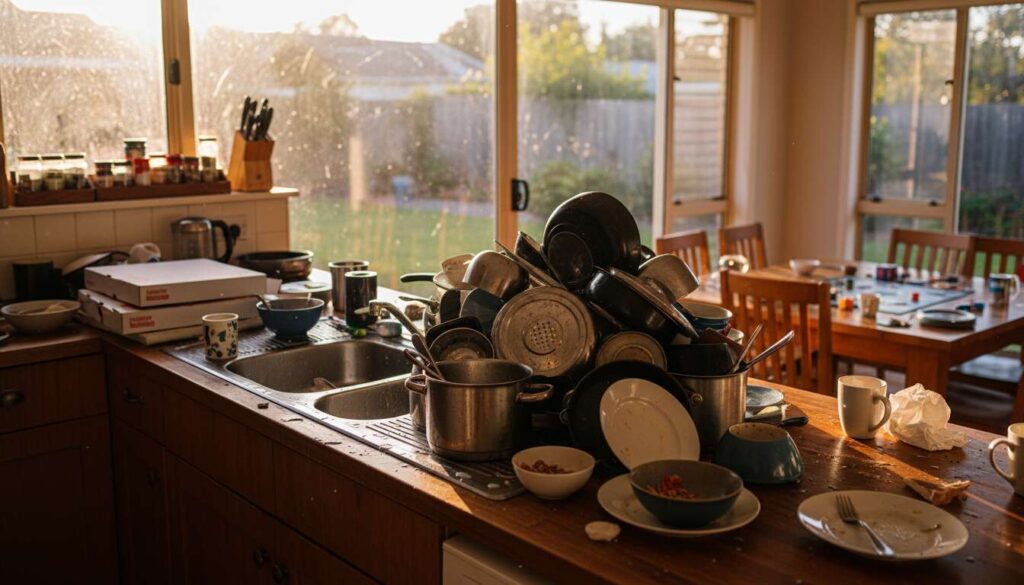 Wer schmutziges Geschirr stehen lässt, zeigt laut Studie oft diese acht Verhaltensweisen