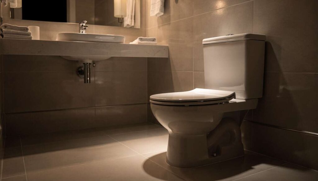 Toilette glänzt über Nacht: eine Spülmaschinentablette am Abend reicht laut Reinigungsprofis